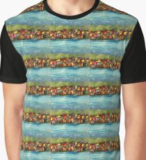 Town on Water Graphic T-Shirt