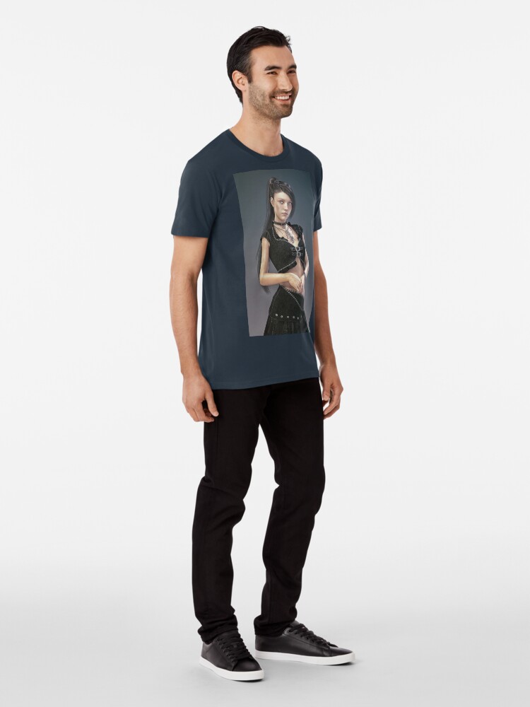 Thumbnail 3 of 6, Premium T-Shirt, Rock party chick posing designed and sold by guidonr1.