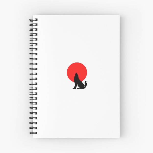 Aperçu de l'œuvre Loup noir de la lune rouge créée et vendue par CoolDesign2000.