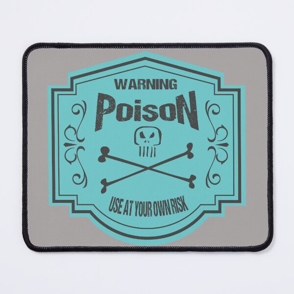 Item preview, Vintage Poison Label Blue designed and sold by SimonSay.