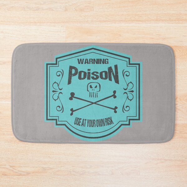 Item preview, Vintage Poison Label Blue designed and sold by SimonSay.