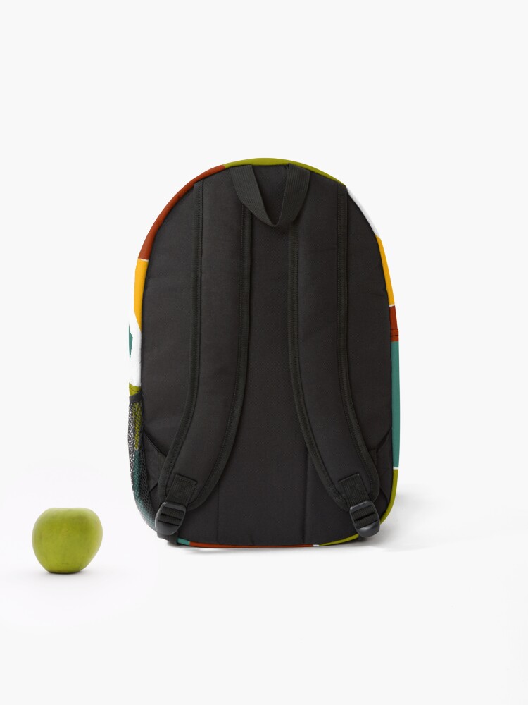 Thumbnail 2 of 3, Backpack, Geometric Shape Pattern designed and sold by DeversDesigns.