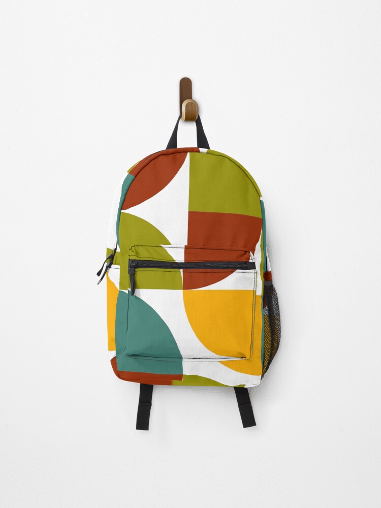 Thumbnail 1 of 3, Backpack, Geometric Shape Pattern designed and sold by DeversDesigns.
