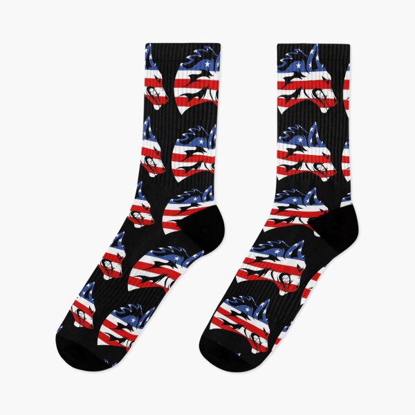 Item preview, Werewolf Move Forward US Flag American Wolf Don't Give Up Never Give Up designed and sold by BEAST NYC.