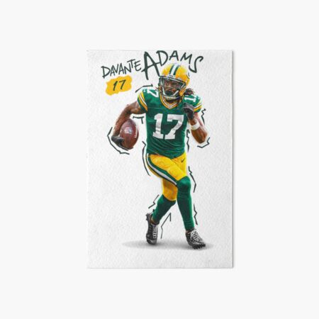 Davante Adams Home Jersey Art Board Print for Sale by designsheaven