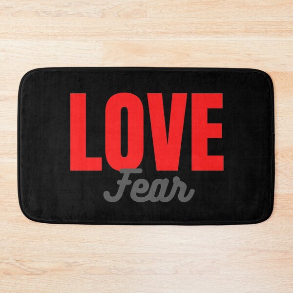 Item preview, Love Over Fear - Red and Grey on Black designed and sold by RnssncCo.