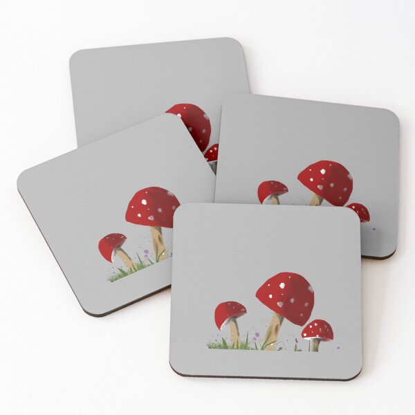 Item preview, Small Red Mushrooms designed and sold by designs-by-ann.
