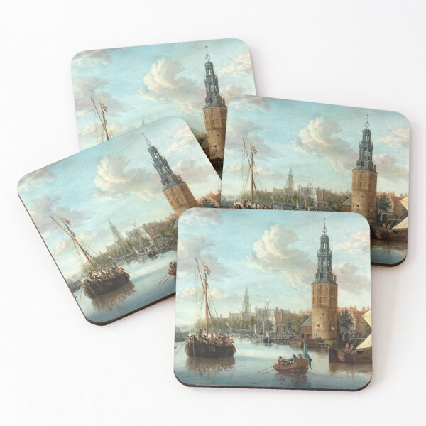 Item preview, Abraham Storck Embarkation of Company Tropps at the Montelbaan Tower  designed and sold by OldTimeArt.