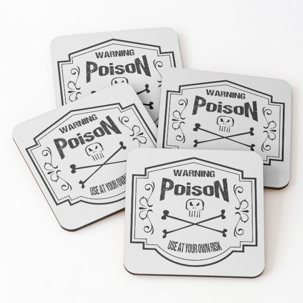 Item preview, Vintage Poison Label #2 designed and sold by SimonSay.