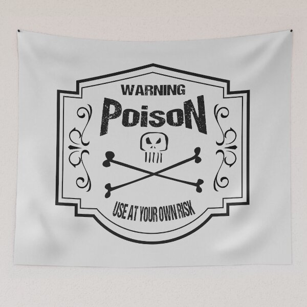 Item preview, Vintage Poison Label #2 designed and sold by SimonSay.
