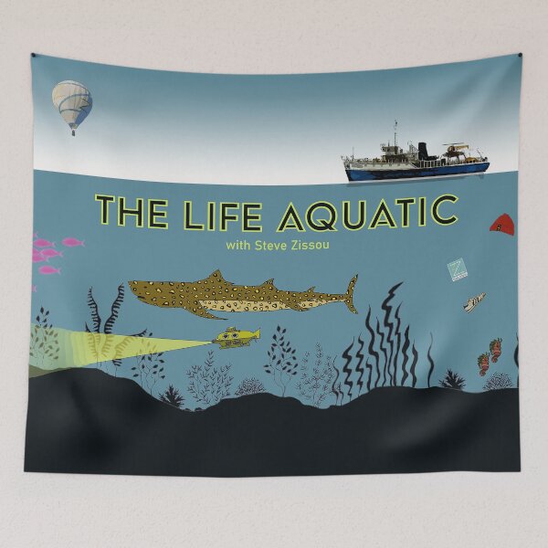 Item preview, The Jaguar Shark - The Life Aquatic with Steve Zissou  designed and sold by Jen K Wilson.