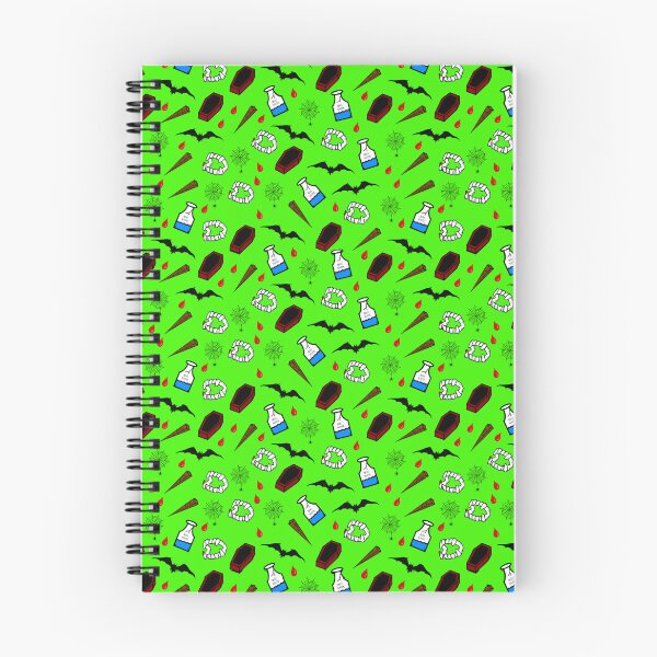 Aperçu de l'œuvre Motif vampire (vert vif) créée et vendue par SlimeDesigns.