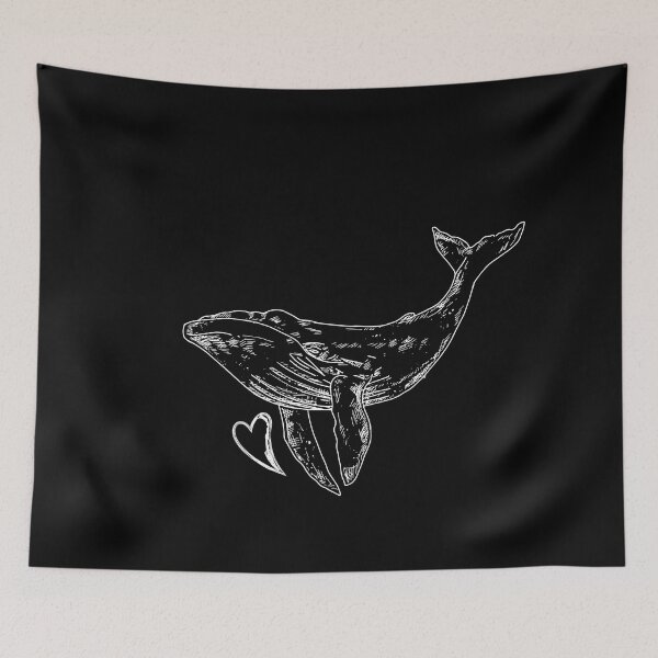 Item preview, Whale Silhouette for Nature, Ocean and Wildlife Lovers designed and sold by Brimwood.