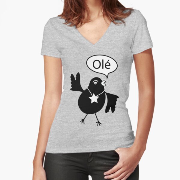 Olé, Olé, Olé Fitted V-Neck T-Shirt