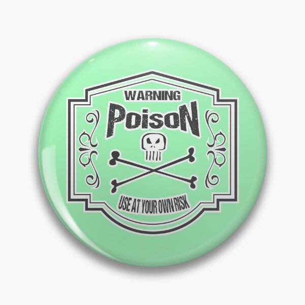 Item preview, Vintage Poison Label Grey designed and sold by SimonSay.