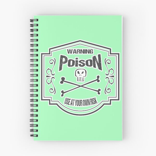 Item preview, Vintage Poison Label Grey designed and sold by SimonSay.