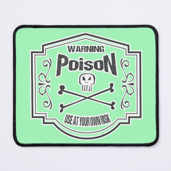 Item preview, Vintage Poison Label Grey designed and sold by SimonSay.