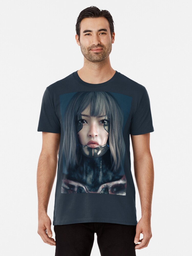 Thumbnail 1 of 6, Premium T-Shirt, Ninja Cyborg Assassin designed and sold by guidonr1.