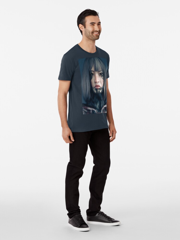 Thumbnail 3 of 6, Premium T-Shirt, Ninja Cyborg Assassin designed and sold by guidonr1.