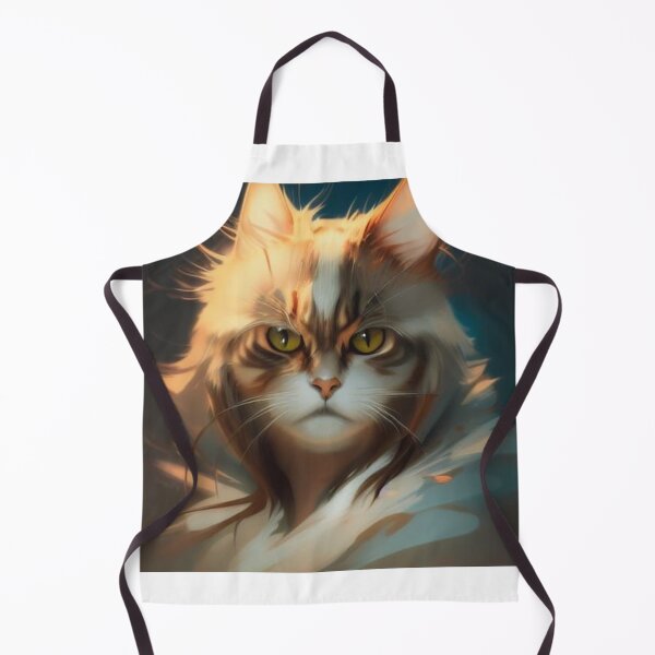Item preview, Majestic portrait of a furry cat designed and sold by Devin Farinsky.