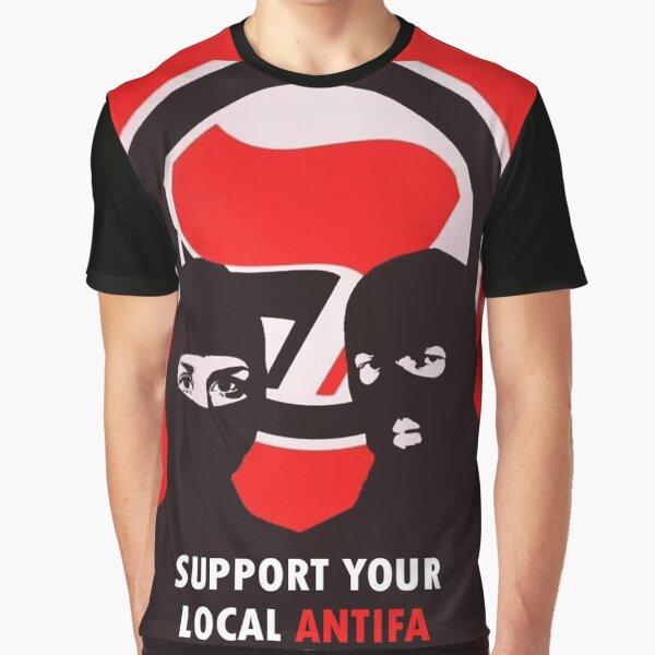 Support Your Local Antifa - Anti-Fascist Action Graphic T-Shirt