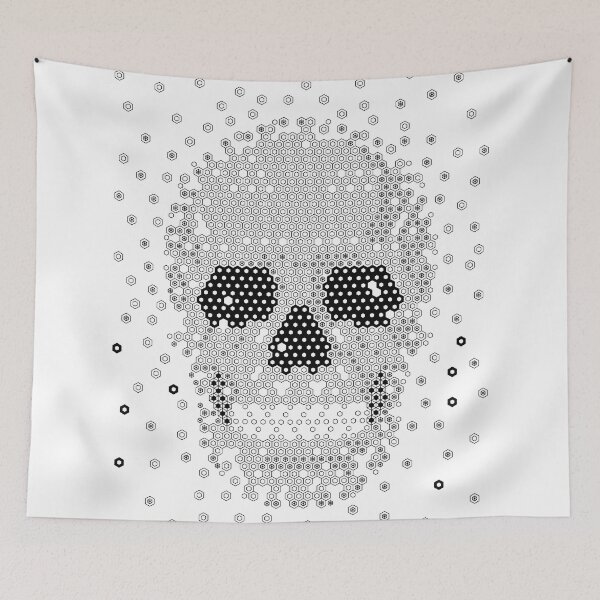 Item preview, Artistic geometric vector illustration of a skull designed and sold by Familyshmot.