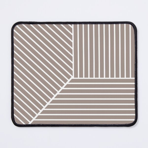 Artikelvorschau, Gray Beige White Minimal Modern Stripe Pattern Pairs Dutch Boy 2023 COTY Rustic Greige 404-4DB entworfen und verkauft von ColorOfTheYears.