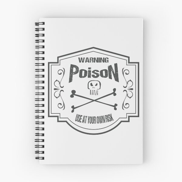 Item preview, Vintage Poison Label Grey #2 designed and sold by SimonSay.