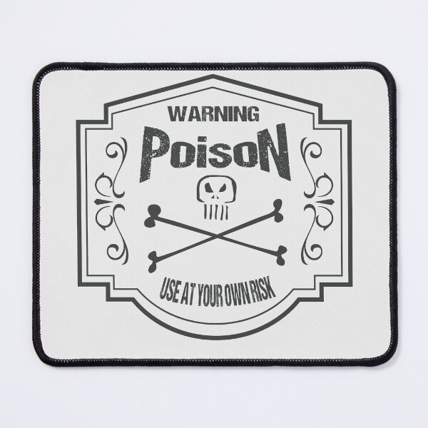 Item preview, Vintage Poison Label Grey #2 designed and sold by SimonSay.