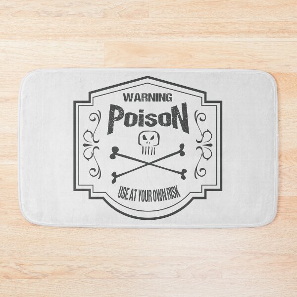 Item preview, Vintage Poison Label Grey #2 designed and sold by SimonSay.