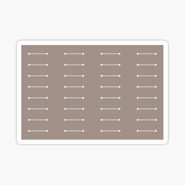 Item preview, Gray Beige White Minimal Modern Stripe Polka Dot Pattern - Dutch Boy 2023 COTY Rustic Greige 404-4DB designed and sold by ColorOfTheYears.