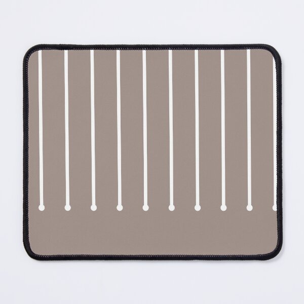 Artikelvorschau, Gray Beige White Minimal Stripe Polka Dot Pattern Pairs Dutch Boy 2023 COTY Rustic Greige 404-4DB entworfen und verkauft von ColorOfTheYears.