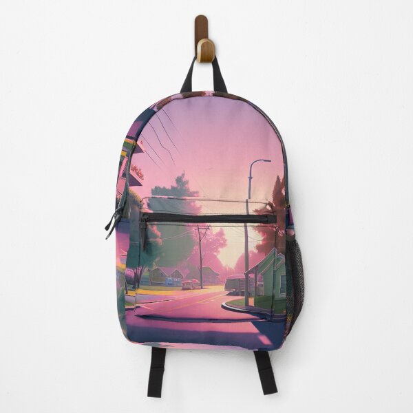 Item preview, village far from the city at dawn designed and sold by Dicoart.
