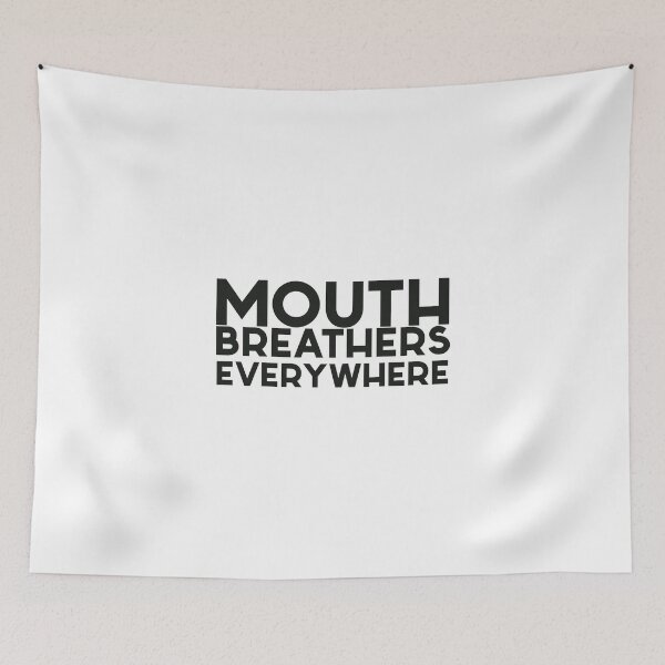 Item preview, Mouth Breathers (dark) designed and sold by nacforit.