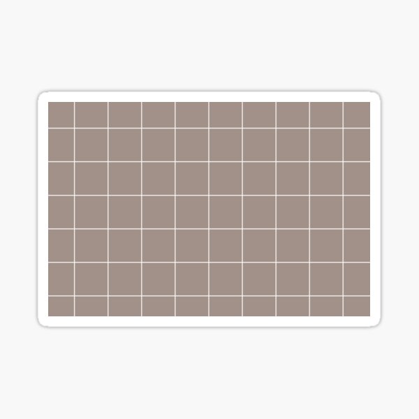 Item preview, Gray Beige White Minimal Square Diamond Grid Pattern 2 - Dutch Boy 2023 COTY Rustic Greige 404-4DB designed and sold by ColorOfTheYears.