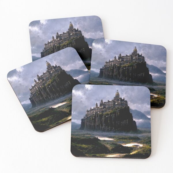 Item preview, Medieval Cliff Castle. designed and sold by TheHouseMaster.