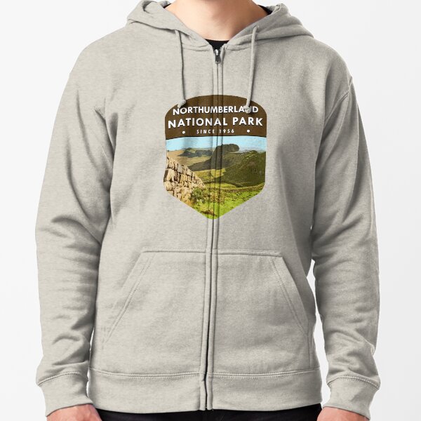 Northumberland National Park Zipped Hoodie