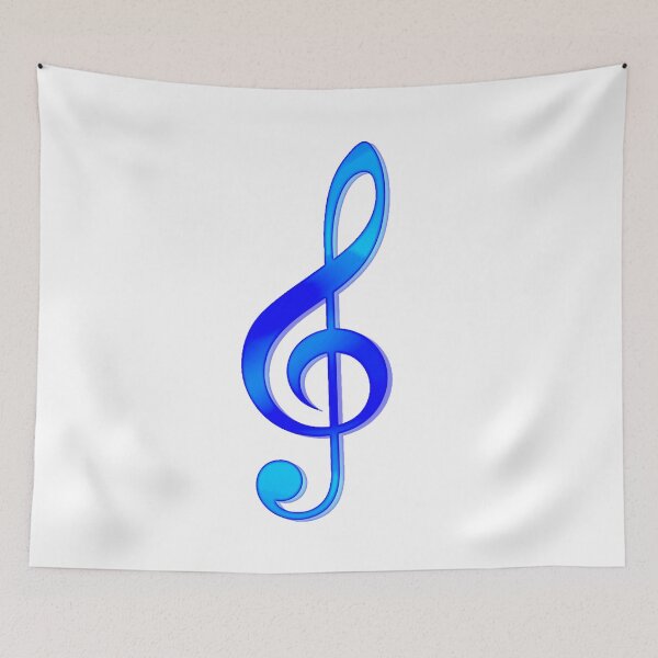 Item preview, Blue Treble Clef, Music Style designed and sold by Dven-Clothes.