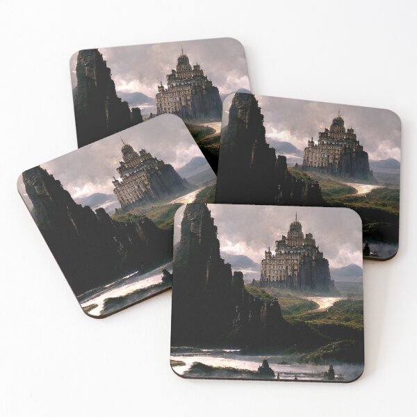 Item preview, Medieval Cliff Castle. designed and sold by TheHouseMaster.