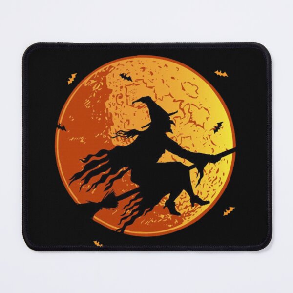Item preview, Halloween Night | Halloween | Witch Flying On Her Broom designed and sold by Leisure-Shop.