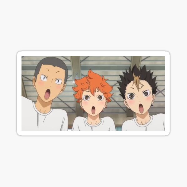 haikyu stickers redbubble