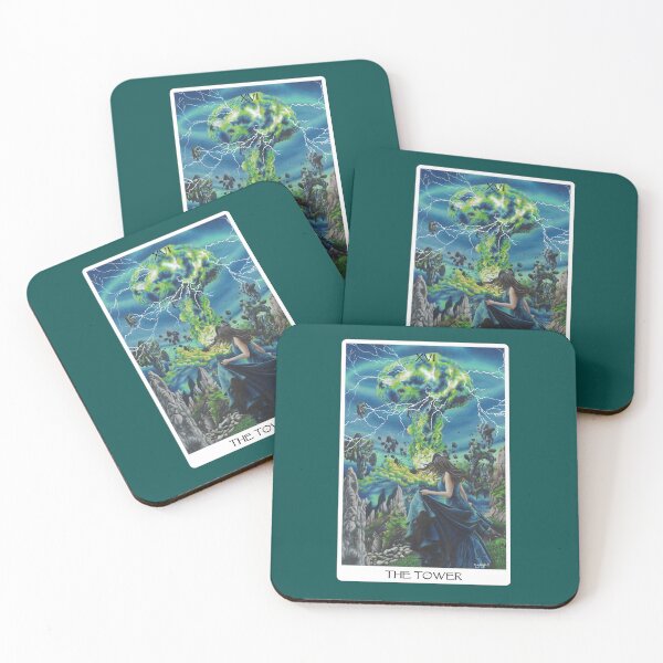 Item preview, The Tower Tarot Card designed and sold by Artbykayleighb.