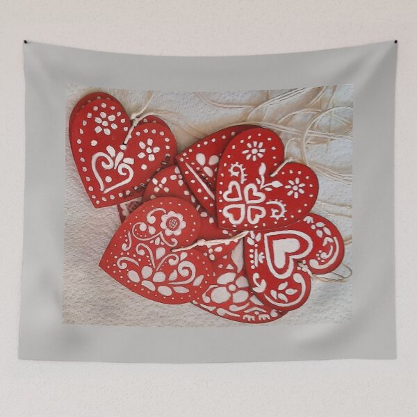 Item preview, Blooming hearts designed and sold by Madalena Lobao-Tello.