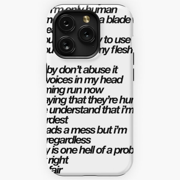 chase atlantic lyrics (consume) iPad Case & Skin for Sale by adileeor