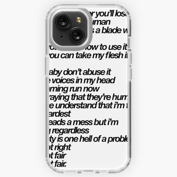 chase atlantic lyrics (consume) | iPad Case & Skin