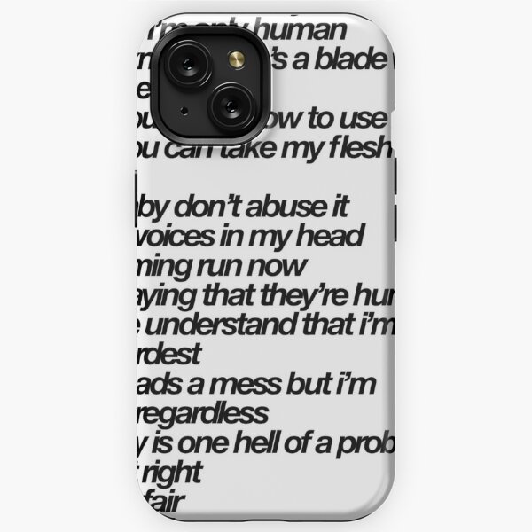 chase atlantic lyrics (consume) iPad Case & Skin for Sale by adileeor