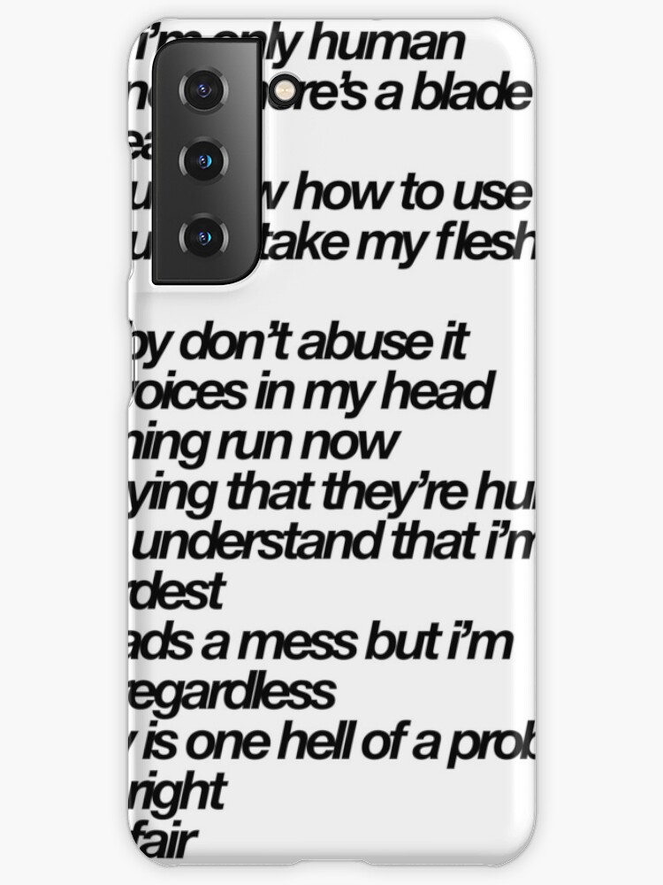 chase atlantic lyrics (consume) iPad Case & Skin for Sale by adileeor