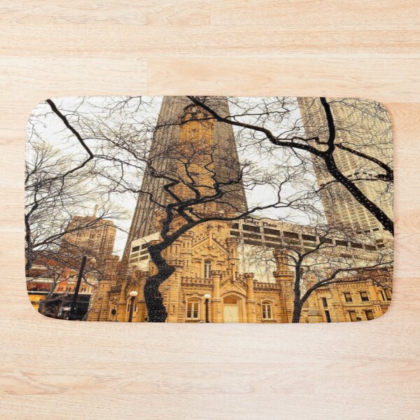 Item preview, Old Water Tower In Downtown Chicago designed and sold by lets-travel.