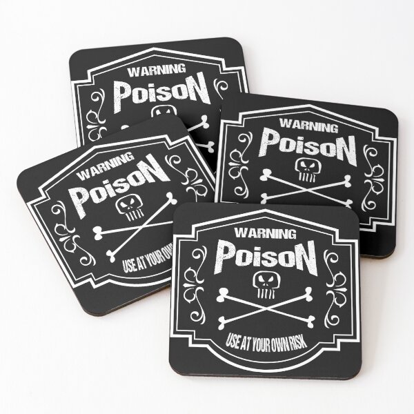 Item preview, Vintage Poison Label White designed and sold by SimonSay.