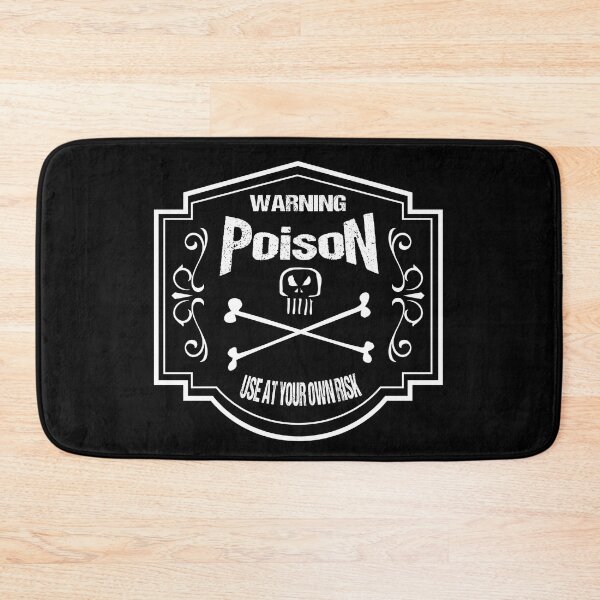 Item preview, Vintage Poison Label White designed and sold by SimonSay.